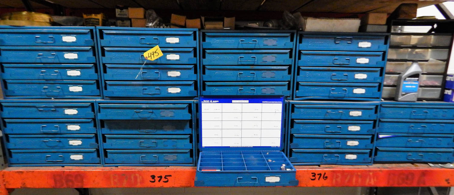 BOWMAN STORAGE WITH ASSORTED HEX SCREWS, HEADLESS, ROUND HEAD