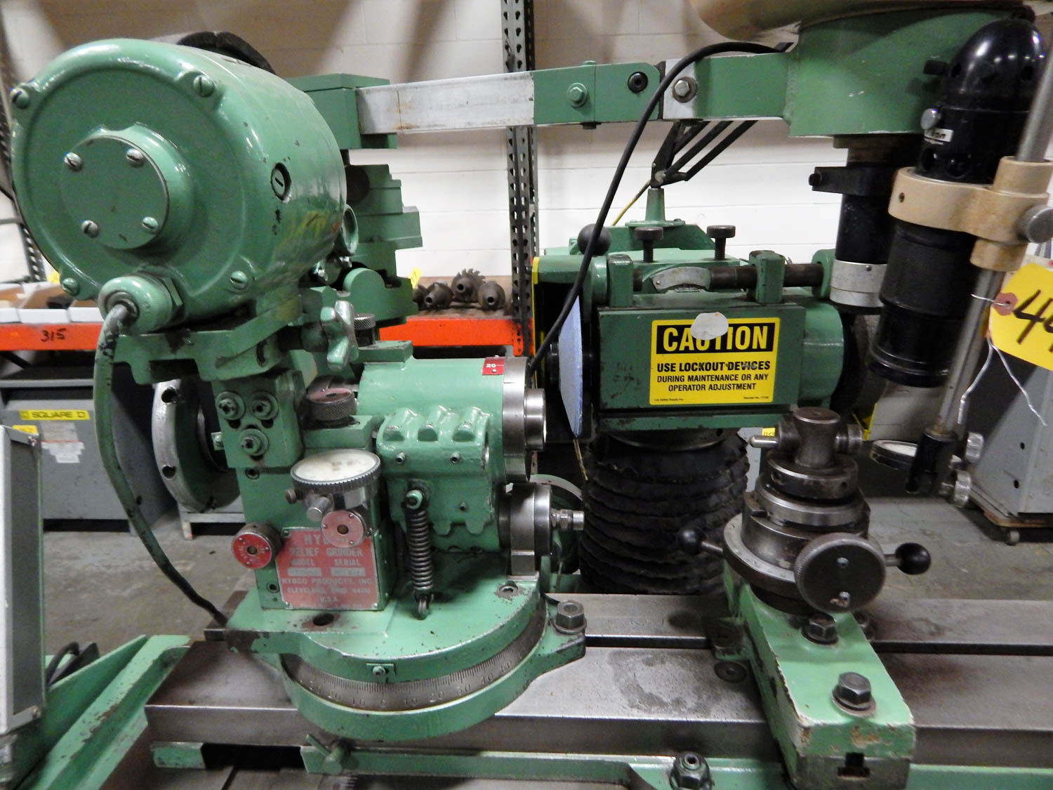 HYBCO FORM RELIEF GRINDER, MDL. 2100SB 2WAY (RADIAL & AXIAL