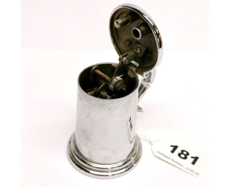 A Dunhill tankard cigarette lighter, H. 9cm.