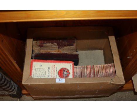 A box containing vintage Ordnance Survey maps etc.