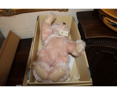 A 1994 Steiff Teddy Bear 'Teddy Bear Rose '48' replica of the 1927 with original box, papers and labels 