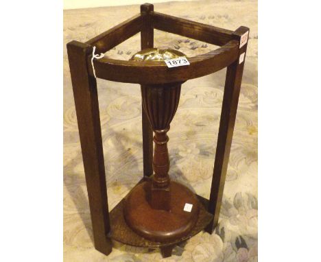 Corner stick stand and upright smokers stand