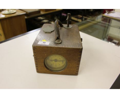 A racing pigeon clock