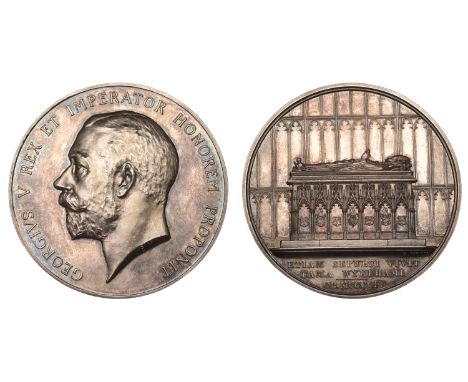 Local, HAMPSHIRE, Winchester College, King’s Medal, 1910, a silver award medal by B. Mackennal, bust of George V left, rev. t