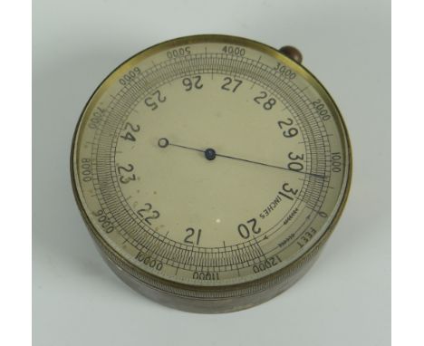 A pocket aneroid barometer by T Wheeler