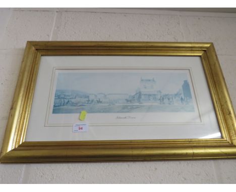 FRAMED AND MOUNTED PRINT AFTER A SECTION OF THE SIDMOUTH LONG PRINT