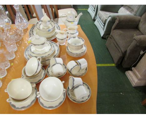 ROYAL DOULTON SECONDS ALBANY PART TEA AND DINNER SERVICE
