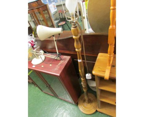 HONEY PINE STANDARD LAMP