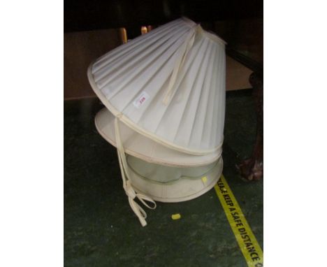 FOUR LAMP SHADES