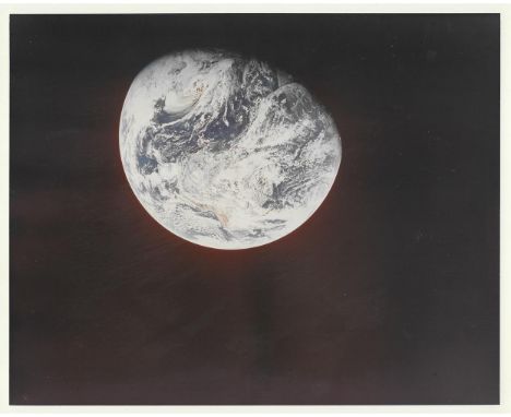 
	
		William Anders
		Earth's disc as seen by the Apollo 8 crew during the trans-lunar coast at a distance of about 27,000 mi