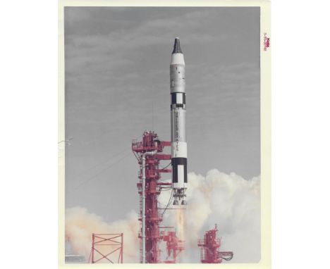 
	
		The lift off of the Titan rocket carrying Gus Grissom  and John Young on the first manned Gemini flight
		23 March 1965
