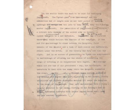 CHURCHILL WINSTON S.: (1874-1965) British Prime Minister 1940-45, 1951-55. Nobel Prize winner for Literature, 1953. Typed man
