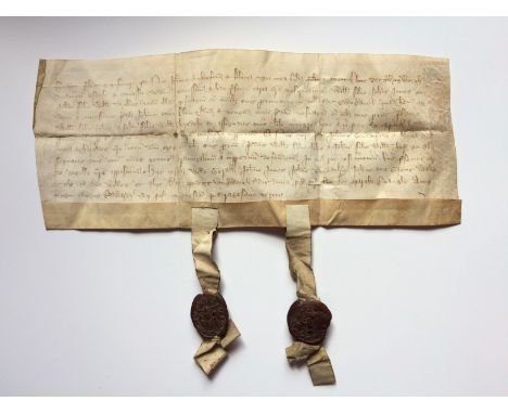 [EDWARD III]: (1312-1377) King of England 1327-77. A good manuscript document issued during the reign of King Edward III, one