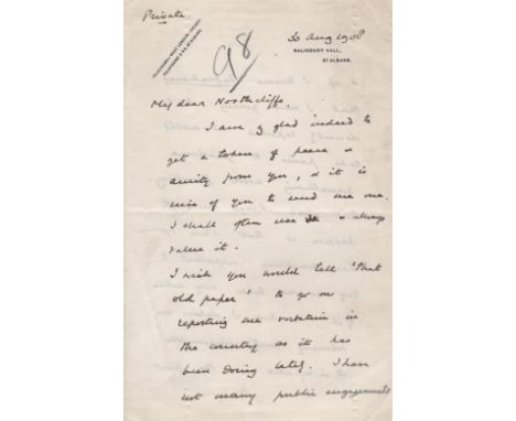 ‘…when I have something important to say no one takes any notice of it…’ CHURCHILL WINSTON S.: (1874-1965) British Prime Mini