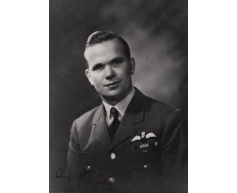 KNIGHTS ROBERT: (1921-2004) British Royal Air Force Flight Lieutenant, a bomber pilot with 617 Squadron who participated in t