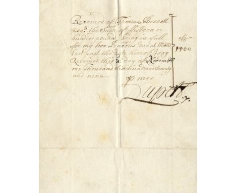 RUPERT OF THE RHINE: (1619-1682) German Prince, a noted Soldier, Admiral, Scientist, Sportsman & Colonial Governor. Nephew of