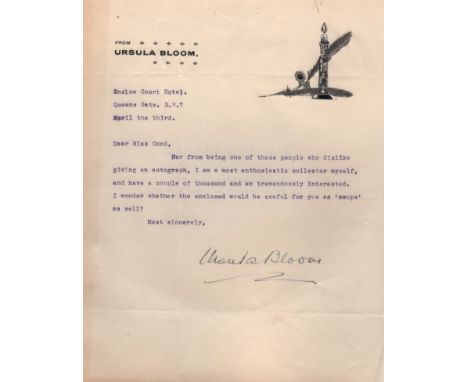 FEMALE LITERATURE: A good selection of signed pieces, cards, letterheads, A.Ls.S., T.Ls.S. etc., by various female writers an