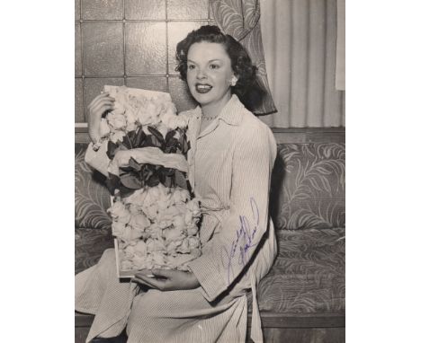 GARLAND JUDY: (1922-1969) American Actress and Singer, famous for her portrayal of Dorothy Gale in The Wizard of Oz (1939). A