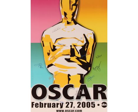 A "2005 Oscar" poster, bearing signatures