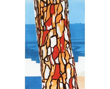 Keith Waite, "Maritime Pine", pencil signed lithograph, dated 1992, 38cm x 27cm
