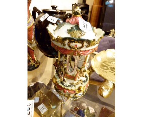 Ceramic musical merry go round 