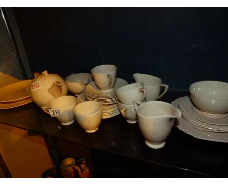 Blush rose pattern Wedgwood tea service 