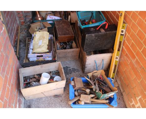Assorted tools and workshop paraphernalia