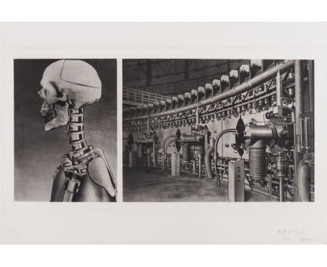 Eduardo Paolozzi (1924-2005)Cloud Atomic Laboratory. Skull of a Test Dummy; Proton-Synchron Electrophysical Laboratory: Vaccu