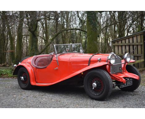 A 1953 registered Riley/Alfa Romeo special, registration number NLN 849, red. This beautifully constructed and fine looking a