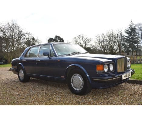 A 1990 Bentley Turbo R, registration number *G684 YYT* BUT, chassis number SCBZB04AXLCH31673, Cobalt blue. With 400 bhp and a