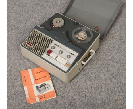 A Stellaphone four track tape recorder ST 458.  