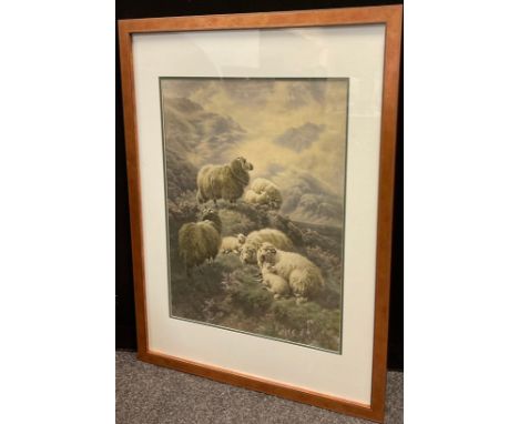 William Watson Jnr (1831-1921), by and after, ‘On Guard’, signed within the print, dated 1893, lithograph, 66cm x 48cm. 