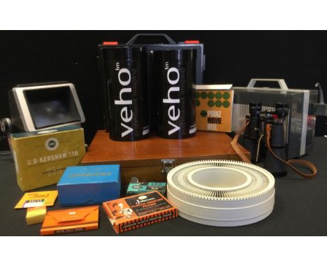 Photographic Equipment - Veho professional imaging 35mm and slide scanners;  projector;  binoculars;  slide boxes and cassett