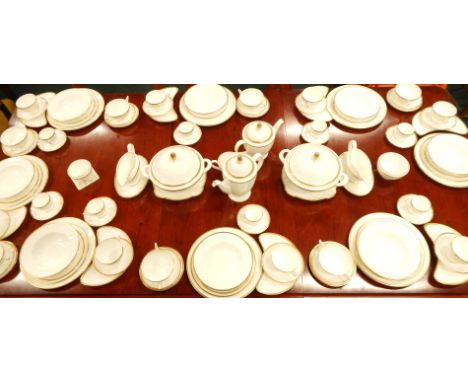 A Minton Golden Heritage pattern part dinner, tea and coffee service, to include a pair of tureens and covers, coffee pot, te