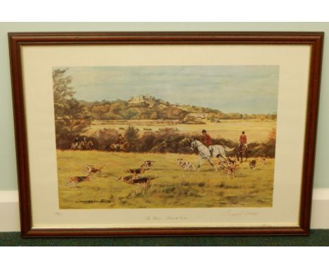 Elizabeth Sharp (20thC).  The Belvoir below the Castle, artist limited edition print, number 456/850, pencil signed and numbe