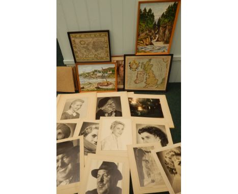 F. Brown (20thC).  Piara, Sing, photographic print, 30cm x 27cm, and various others, ladies local scenes, album of other phot
