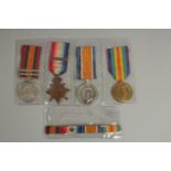 WALTER BOYCE. ROYAL ARMY MEDICAL CORPS. PTE 15229. SOUTH AFRICA STAR, SOUTH AFRICA RIBBON 1902 and