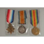RICHARD L. LLOYD. CHESHIRE REGIMENT. L/SGT 16796. WOUNDED. TRIO with ribbons and paperwork. 1914 -