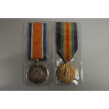 ALBERT E. COX. SOMERSET LIGHT INFANTRY and LABOUR CORP. PTE 157931, 18803. DUO with ribbons.