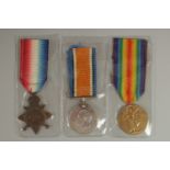 JAMES MAURICE. WARWICKSHIRE REGT. and LABOUR CORPS. PTE 11407. TRIO with ribbons. Two medals no