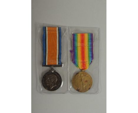 JAMES BRENNAN. MARCH R. PTE 202979. MANCHESTER REGT. DUO with ribbons.