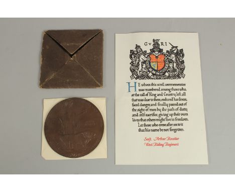 SERGEANT ARTHUR ROSSITER 24930. 8th BATTALION DUKE OF WELLINGTON'S (WEST RIDING REGIMENT) who died on 9th October 1917, aged 