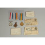 ERNEST ASHTON. ROYAL ENGINEERS. SAPPER 81543. TRIO with ribbons and boxes 1914 - 1915.