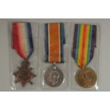 WALTER JONES. PBR 3 R.N. M12534. TRIO with ribbons. 1914 - 1915 Star.