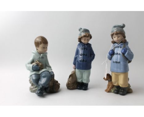 Three Nao figures of children