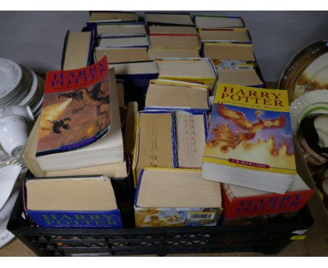 Collection of mostly first edition Harry Potter books, Goblet of Fire, Half Blood Prince, Order of The Phoenix etc