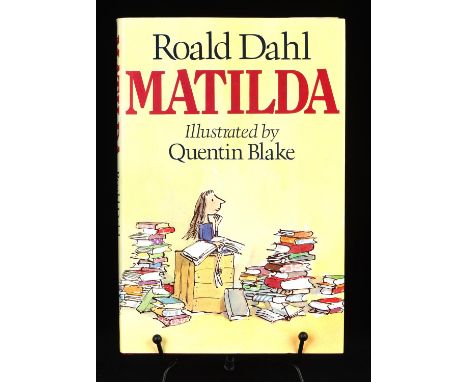DAHL (Roald). Matilda, first edition hardback book, illustrated by Quentin Blake, dust-jacket unclipped, original publishers 