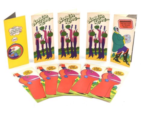 The Beatles Yellow Submarine - Original 1968 SUBA / KFS 'FUNCARDS'. Ten original greetings cards issued as part of a Pepsi pr