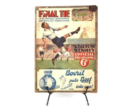 1932 Original F.A. Cup final official programme - Final Tie held at Wembley on April 23rd 1932 for Arsenal v Newcastle United