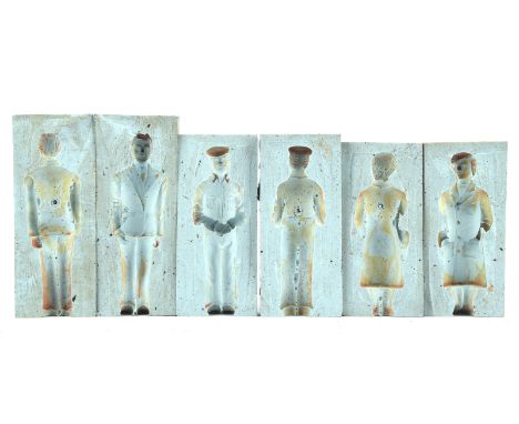 Gerry Anderson:  Joe 90 (1968-1969) and The Secret Service (1969)  Three Original two-piece latex-rubber moulds for static fi